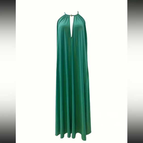 Boho party formal spring summer halter maxi dress - Picture 4 of 11